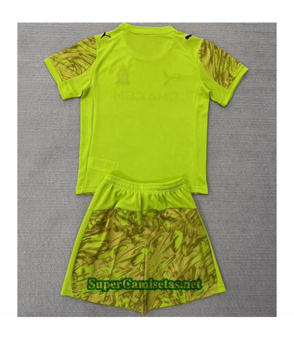 Tailandia Portero Equipacion Camiseta Marsella Niño Verde 2025 2026