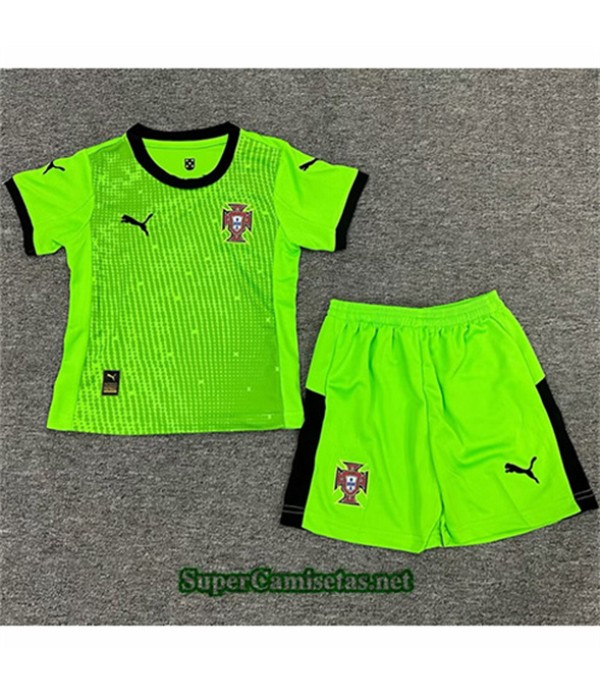 Tailandia Portero Equipacion Camiseta Portugal Niño Vert 2025 2026