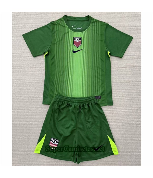 Tailandia Portero Equipacion Camiseta Usa Niño Ve...