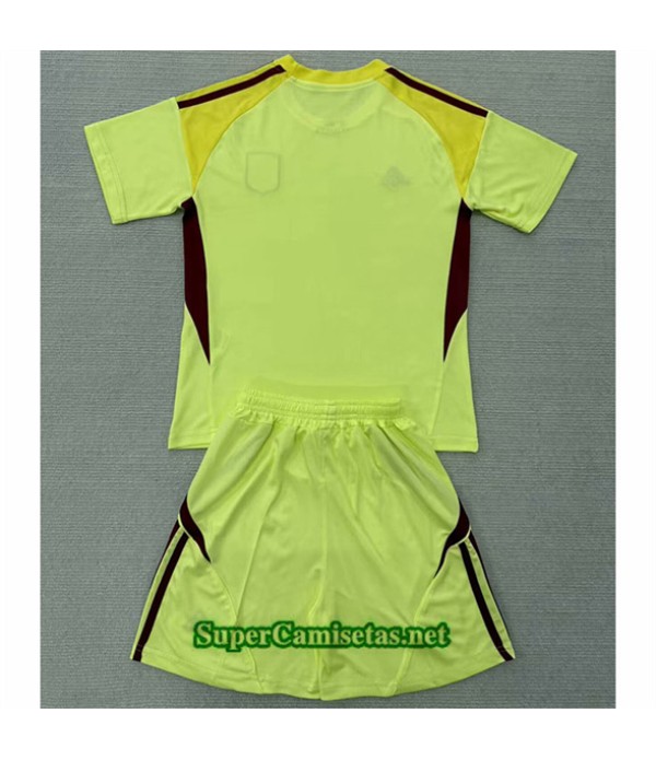 Tailandia Portero Equipacion Camiseta Villa Niño Amarillo 2025 2026