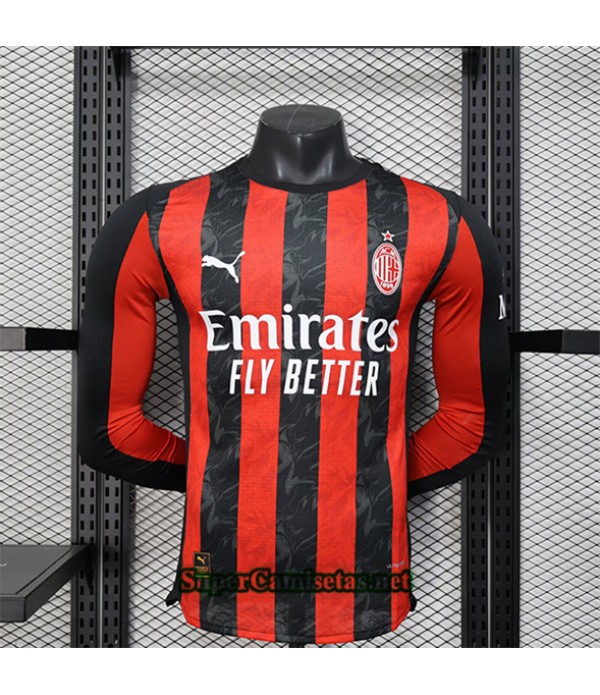 Tailandia Primera Equipacion Camiseta Ac Milan Pla...