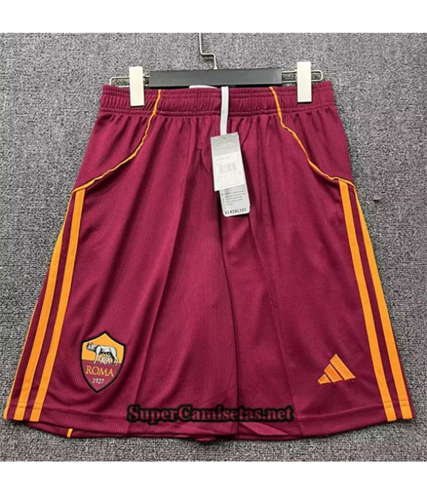 Tailandia Primera Equipacion Camiseta As Roma Pantalones 2025 2026