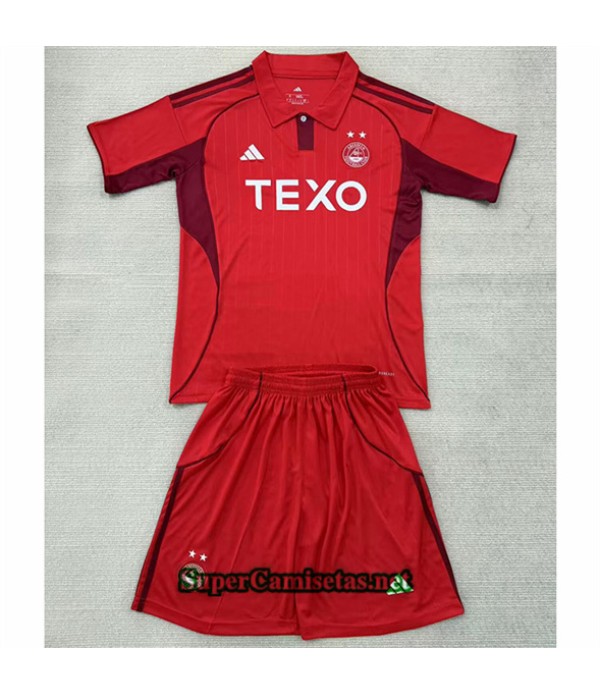 Tailandia Primera Equipacion Camiseta Aberdeen Fc Niño 2025 2026