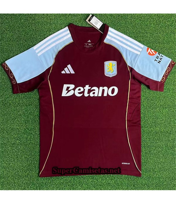 Tailandia Primera Equipacion Camiseta Aston Villa 2025 2026