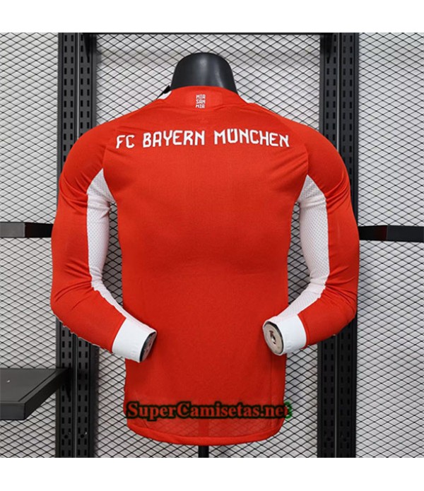 Tailandia Primera Equipacion Camiseta Bayern Munich Player Manga Larga 2025 2026