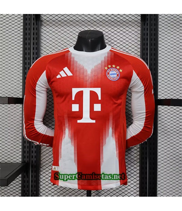 Tailandia Primera Equipacion Camiseta Bayern Munich Player Manga Larga 2025 2026