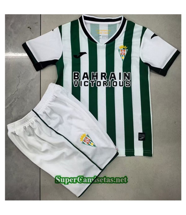 Tailandia Primera Equipacion Camiseta Córdoba Cf Niño 2025 2026