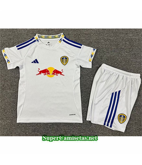 Tailandia Primera Equipacion Camiseta Leeds United Niño 2025 2026