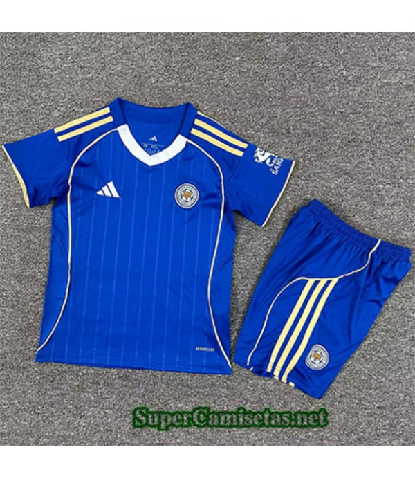 Tailandia Primera Equipacion Camiseta Leicester City Niño 2025 2026