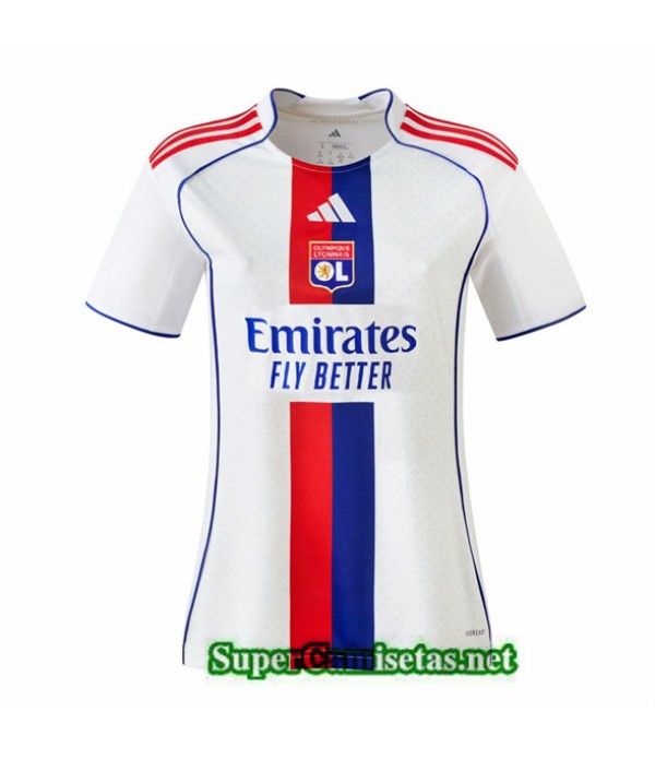 Tailandia Primera Equipacion Camiseta Lyon Mujer 2...