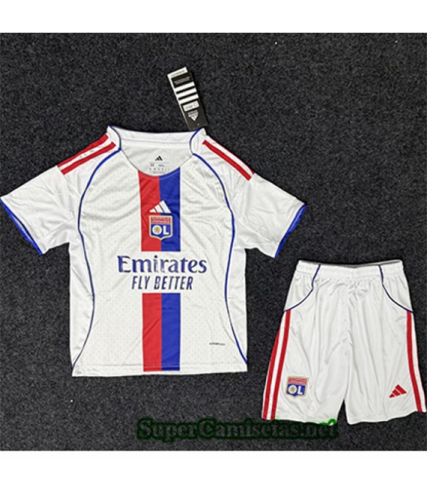 Tailandia Primera Equipacion Camiseta Lyon Niño 2...
