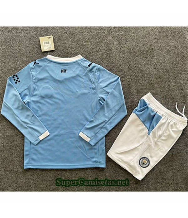 Tailandia Primera Equipacion Camiseta Manchester City Niño Manga Larga 2025 2026