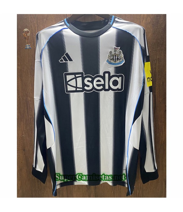 Tailandia Primera Equipacion Camiseta Newcastle United Manga Larga 2025 2026