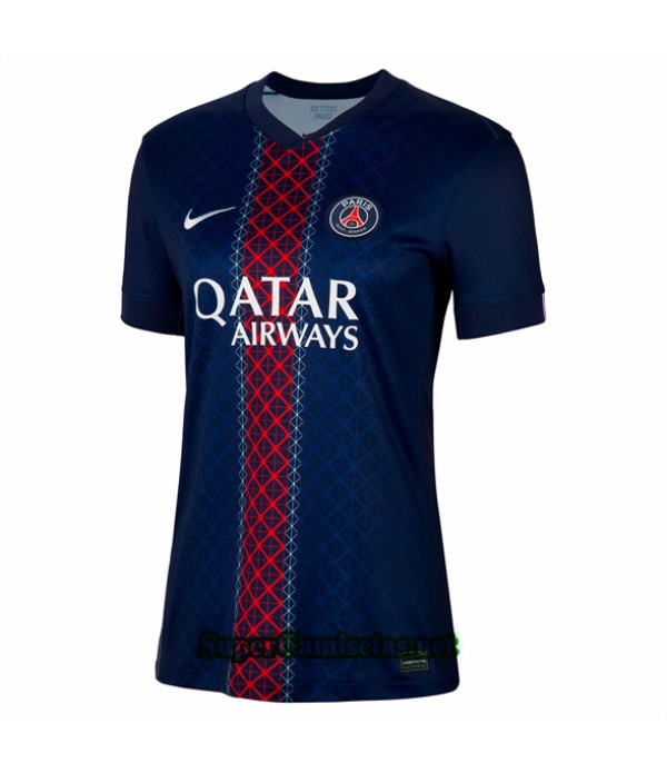 Tailandia Primera Equipacion Camiseta Psg Mujer 2025 2026