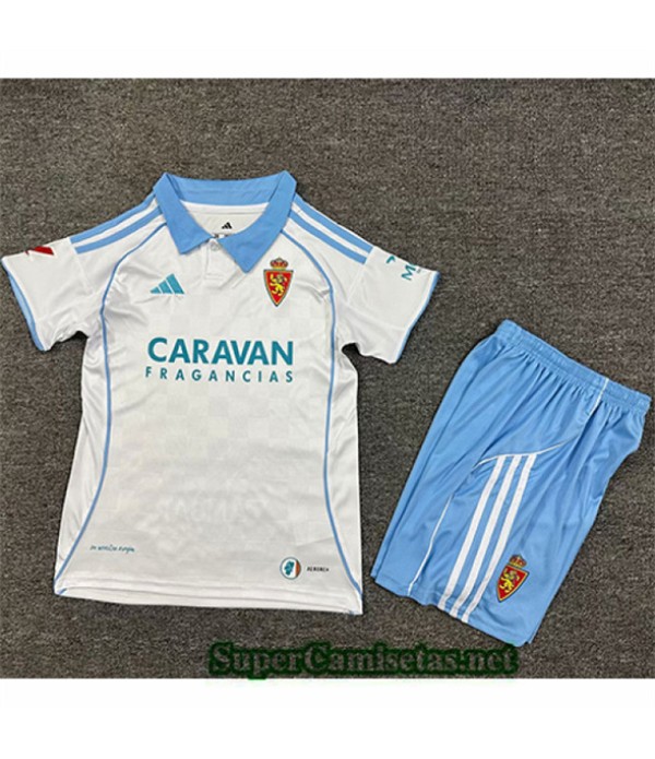 Tailandia Primera Equipacion Camiseta Real Saragosse Niño 2025 2026