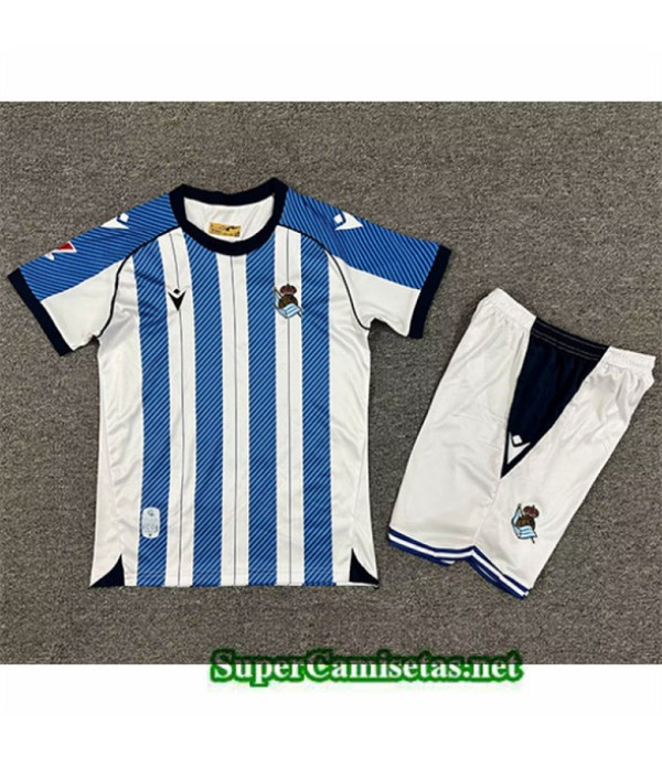 Tailandia Primera Equipacion Camiseta Real Sociedad Niño 2025 2026