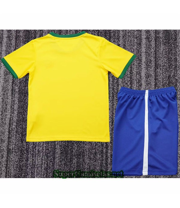 Tailandia Primera Equipacion Camiseta Retro Brasil Niño 1970 Tailandia Primera Equipacion Camiseta Retro Brasil Niño 1970