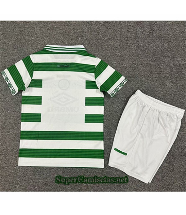 Tailandia Primera Equipacion Camiseta Retro Celtic Niño 1997 99