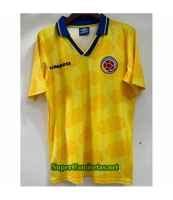 Tailandia Primera Equipacion Camiseta Retro Colomb...