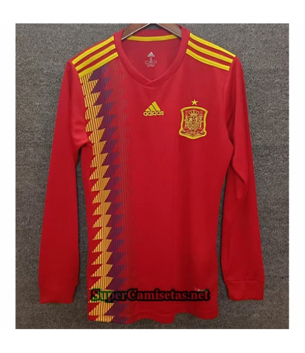 Tailandia Primera Equipacion Camiseta Retro España Manga Larga 2018