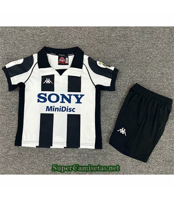 Tailandia Primera Equipacion Camiseta Retro Juventus Niño 1997 98
