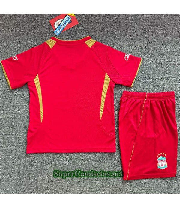 Tailandia Primera Equipacion Camiseta Retro Liverpool Niño 2005 06
