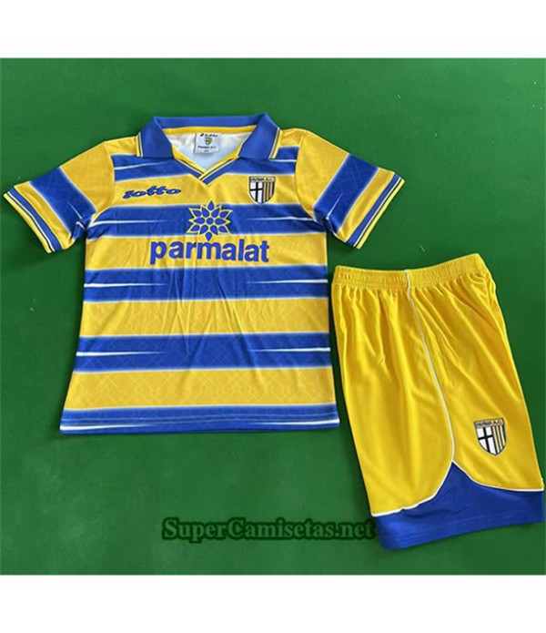 Tailandia Primera Equipacion Camiseta Retro Parma Niño 1998 99