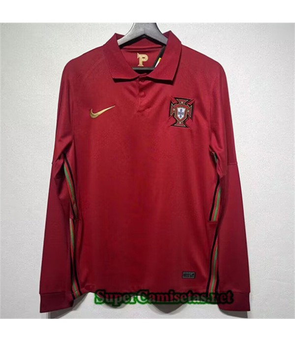 Tailandia Primera Equipacion Camiseta Retro Portugal Manga Larga 2020