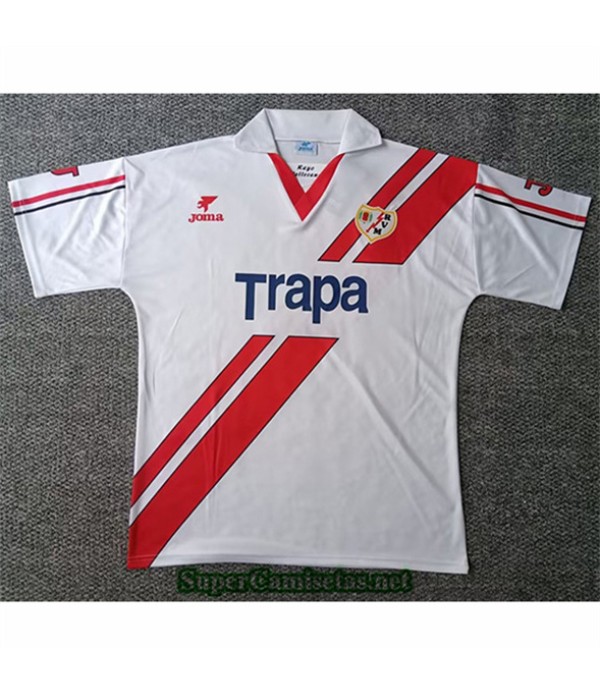Tailandia Primera Equipacion Camiseta Retro Rayo Vallecano 1997 98
