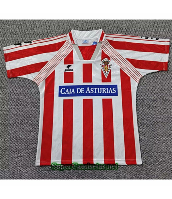 Tailandia Primera Equipacion Camiseta Retro Sporting Gijon 1994 95