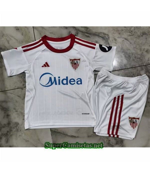 Tailandia Primera Equipacion Camiseta Sevilla Fc Niño 2025 2026