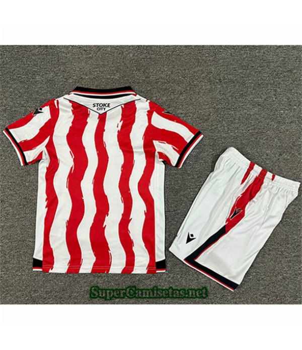 Tailandia Primera Equipacion Camiseta Stoke City Niño 2025 2026