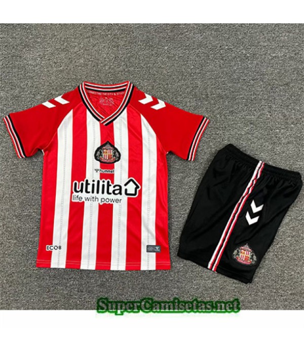 Tailandia Primera Equipacion Camiseta Sunderland Niño 2025 2026