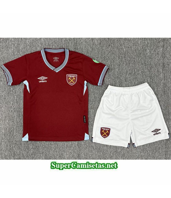 Tailandia Primera Equipacion Camiseta West Ham United Niño 2025 2026