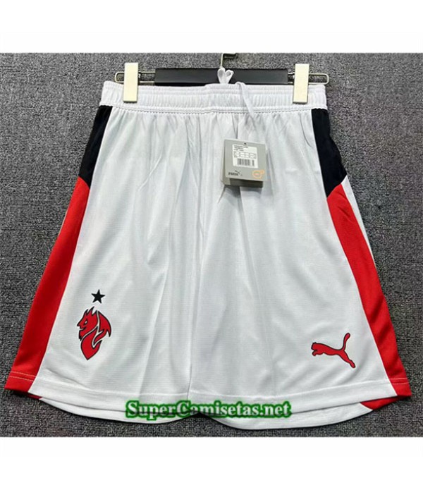 Tailandia Segunda Equipacion Camiseta Ac Milan Pan...