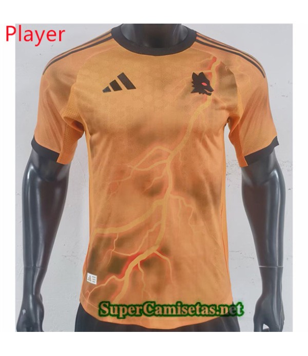 Tailandia Segunda Equipacion Camiseta As Roma Player 2025 2026