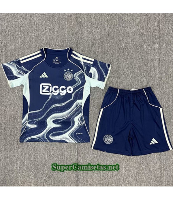 Tailandia Segunda Equipacion Camiseta Ajax Niño 2025 2026