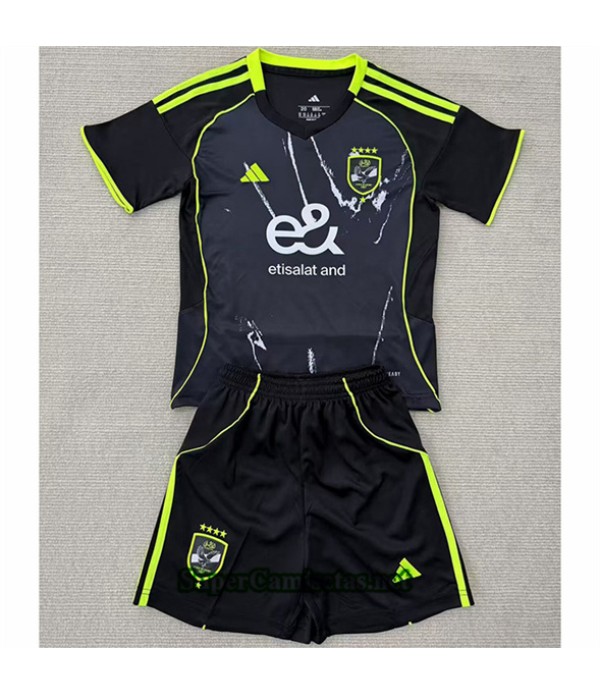 Tailandia Segunda Equipacion Camiseta Al Ahli Sfc Niño 2025 2026