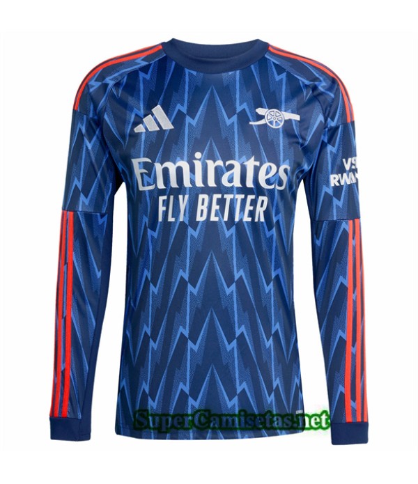 Tailandia Segunda Equipacion Camiseta Arsenal Manga Larga 2025 2026