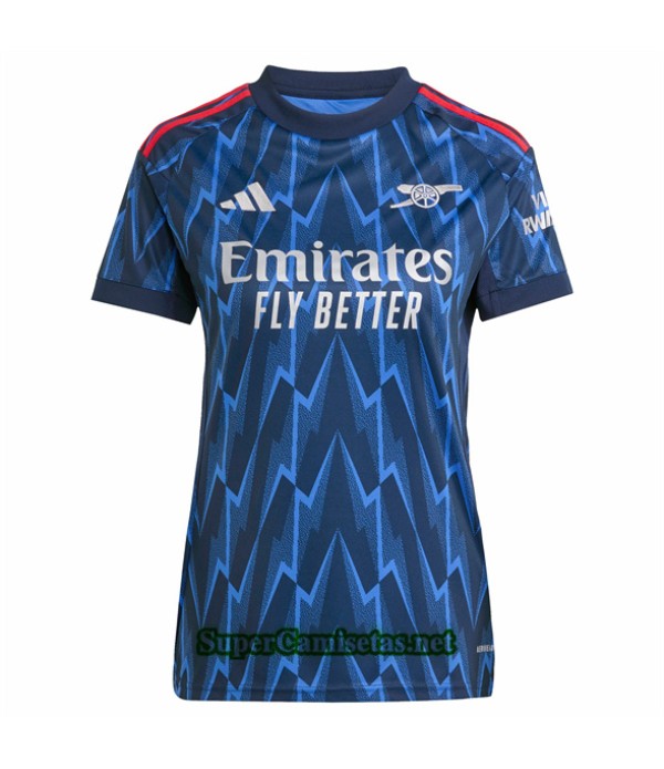 Tailandia Segunda Equipacion Camiseta Arsenal Mujer 2025 2026