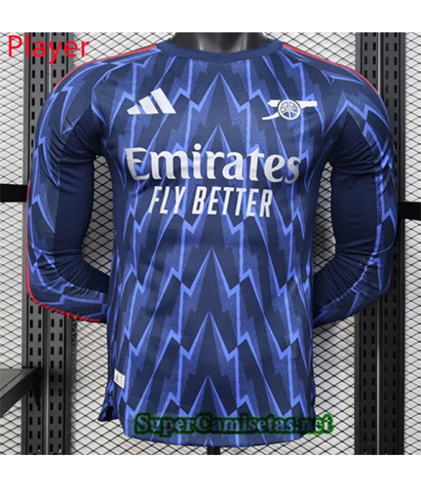 Tailandia Segunda Equipacion Camiseta Arsenal Player Manga Larga 2025 2026