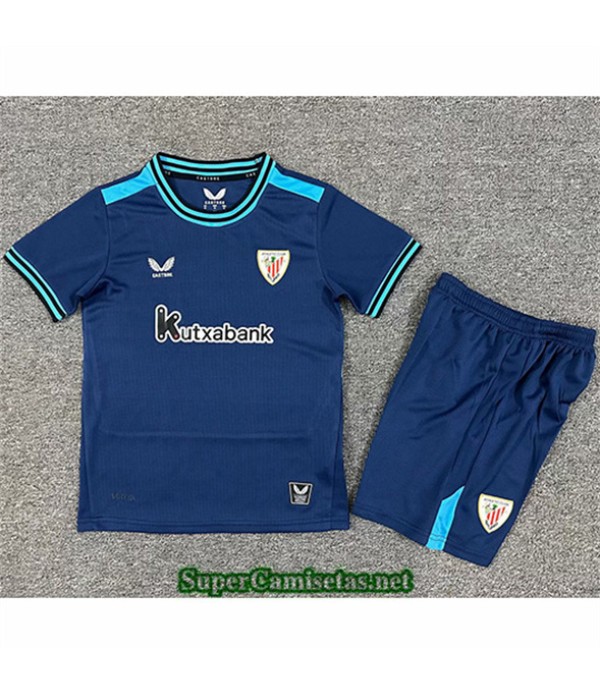 Tailandia Segunda Equipacion Camiseta Athletic Bilbao Niño 2025 2026