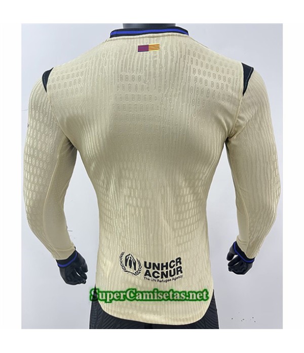 Tailandia Segunda Equipacion Camiseta Barcelona Player Manga Larga 2025 2026