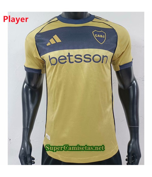 Tailandia Segunda Equipacion Camiseta Boca Juniors Player 2025 2026