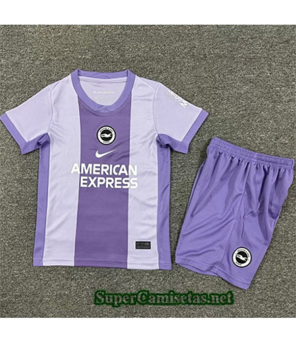 Tailandia Segunda Equipacion Camiseta Brighton Niño 2025 2026 Tailandia Segunda Equipacion Camiseta Brighton Niño 2025 2026