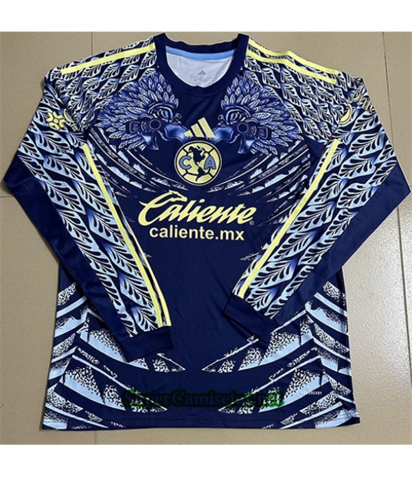 Tailandia Segunda Equipacion Camiseta Cf América Manga Larga 2025 2026