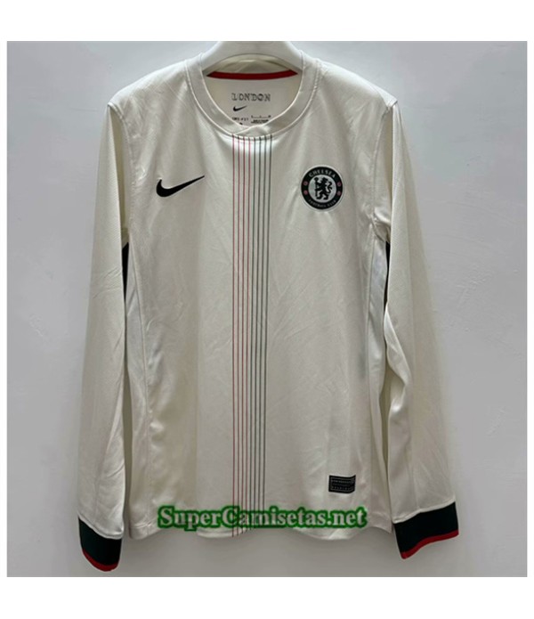 Tailandia Segunda Equipacion Camiseta Chelsea Manga Larga 2025 2026