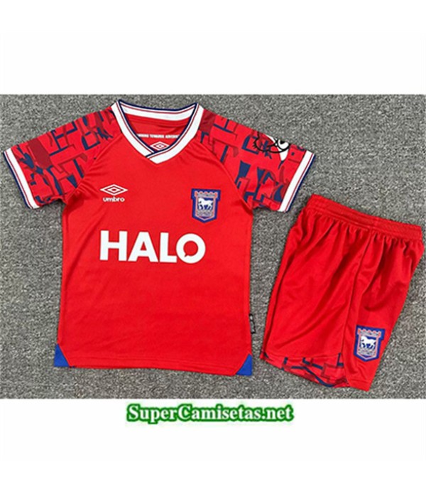 Tailandia Segunda Equipacion Camiseta Ipswich Town Niño 2025 2026