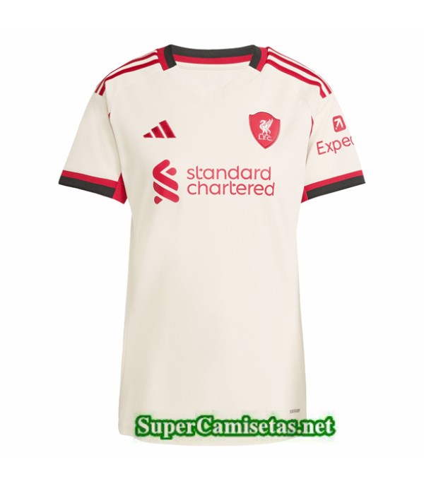Tailandia Segunda Equipacion Camiseta Liverpool Mujer 2025 2026