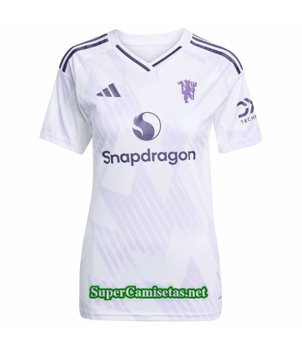 Tailandia Segunda Equipacion Camiseta Manchester United Mujer 2025 2026